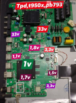 Mi tpd t950x pb793, board voltage details