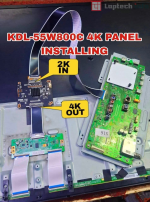 KDL-55W800C 4K PANEL INSTALLING