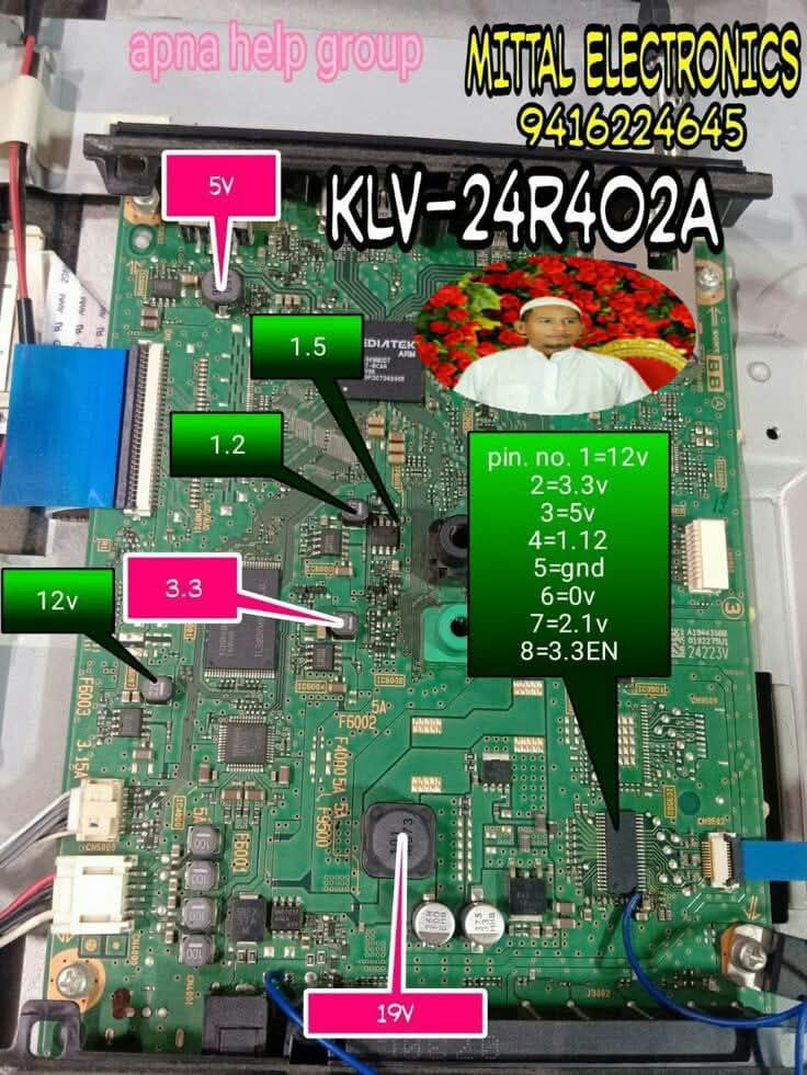 KLV-24R402A voltage details