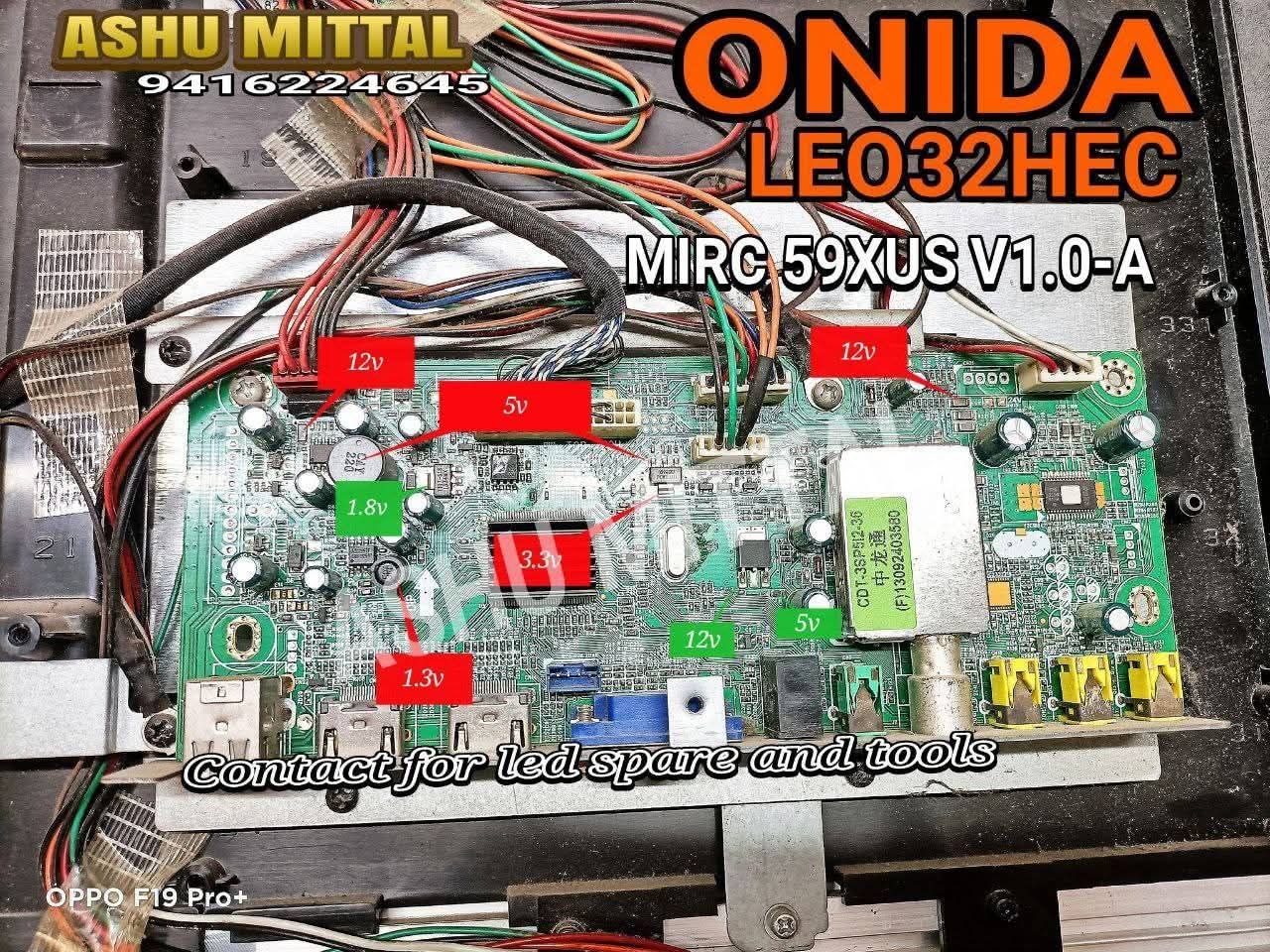 Onida LEO32HEC voltage details